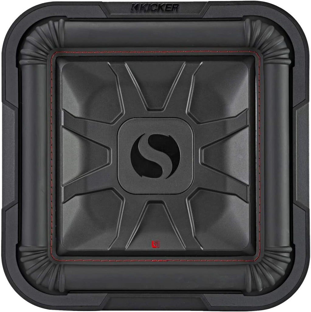 Kicker L7T10 High-Performance 10-inch Shallow Mount Square Subwoofer - Dual 4 Ohm