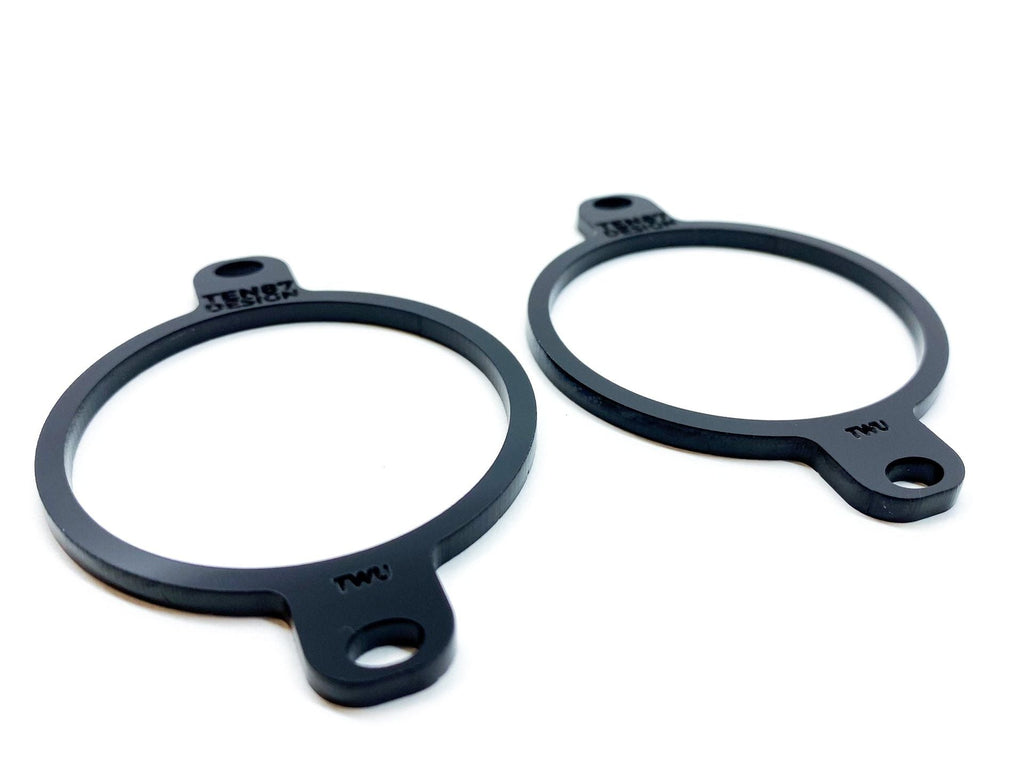 Custom Laser Cut Tweeter Adapters - Compatible with 2015-2020 Ford F-150 + 2017-2022 Super Duty Vehicles (Pair)