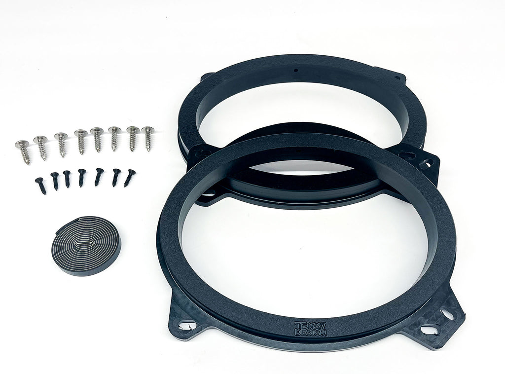 Custom Made Speaker Adapters - Compatible with Select Toyota Vehicles - Front 6x9-inch,Adapters Only