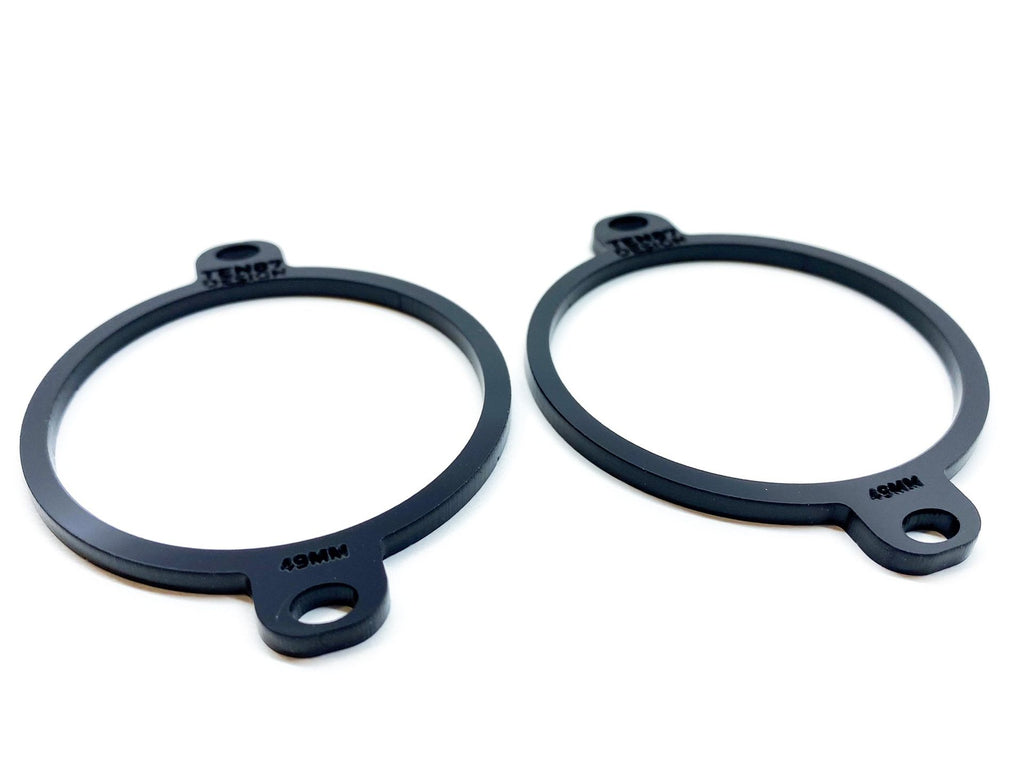Custom Laser Cut Tweeter Adapters - Compatible with 2015+ Ford Vehicles - 49mm