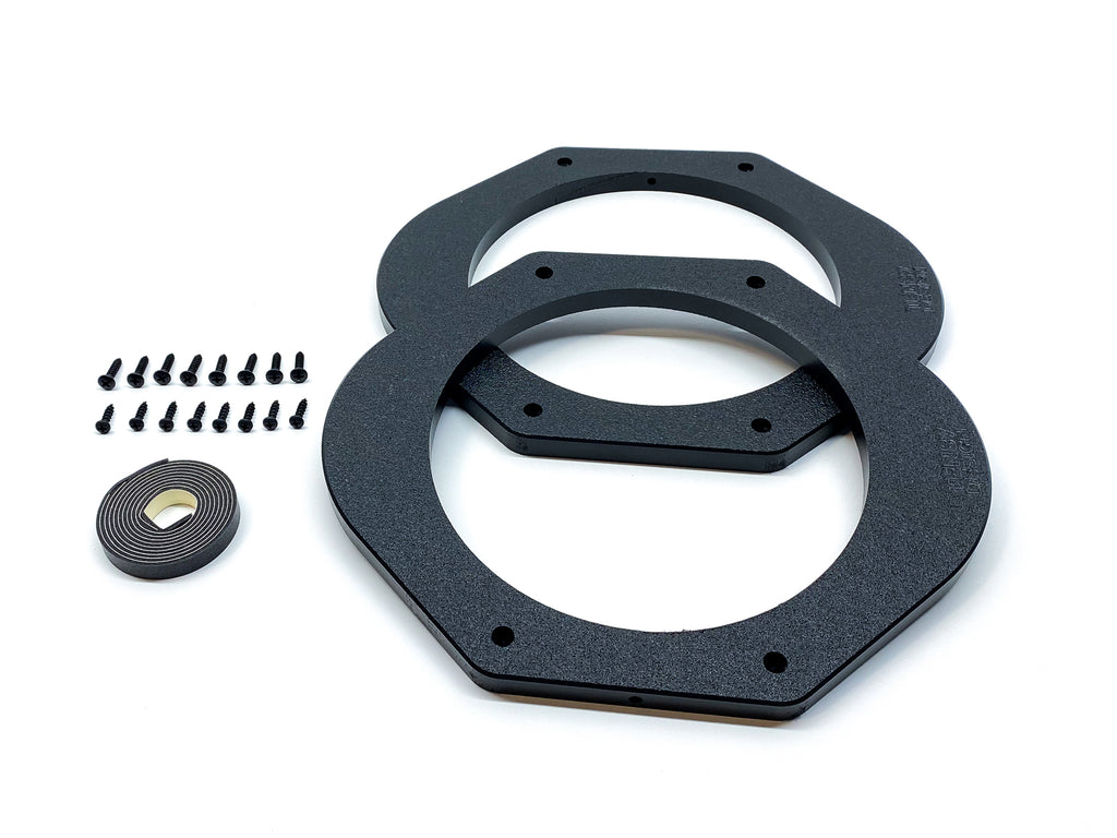 Custom Speaker Adapters - Front 8-inch - Adapters Only - Compatible with 2015-2023 Ford F-Series Truck - Front 8-inch,Adapters Only