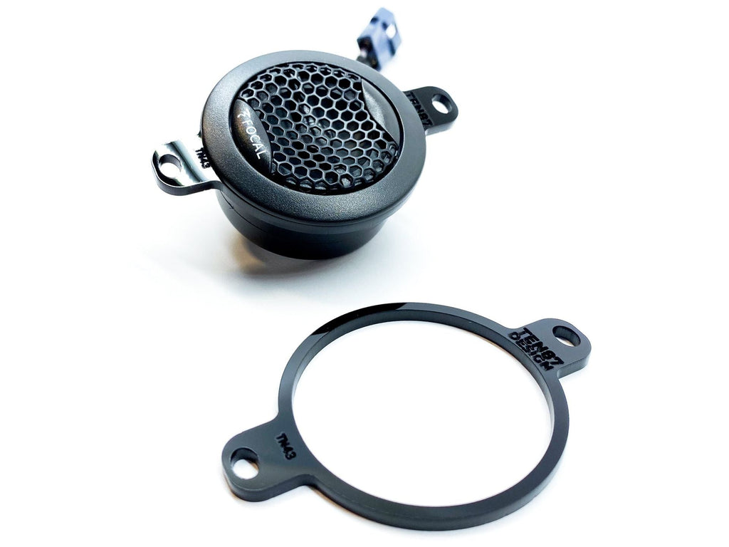 Custom Laser Cut Tweeter Adapters - Compatible with 2015-2020 Ford F-150 + 2017-2022 Super Duty Vehicles (Pair)