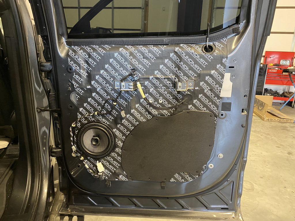 Custom Made Door Access Block Off Plates - Front and Rear - Compatible with 2015-2020 Ford F-150 + 2017-2023 Super Duty SuperCab (SCAB) - SuperCab (SCAB),Front & Rear Complete Set