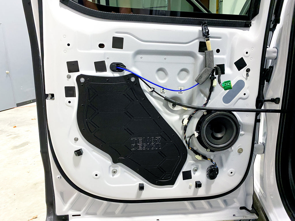 Custom Made Door Access Block Off Plates - Front & Rear Set - Fits 2021-2024 Ford F-150 + 2023-2024 Super Duty SuperCrew (SCREW) - SuperCrew (SCREW),Front & Rear Complete Set