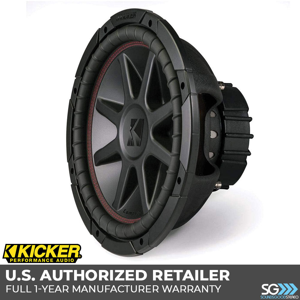 Kicker CVR12 CompVR Series 12-inch 400w Subwoofer – Sounds Good Stereo