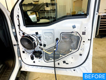 Load image into Gallery viewer, Custom Made Door Access Block Off Plates - Front & Rear Set - Fits 2021-2024 Ford F-150 + 2023-2024 Super Duty SuperCrew (SCREW) - SuperCrew (SCREW),Front & Rear Complete Set