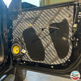 Custom Made Door Access Block Off Plates - Compatible with 2019-2021 GMC Sierra Chevrolet Silverado 1500 and 2020-2022 HD Trucks