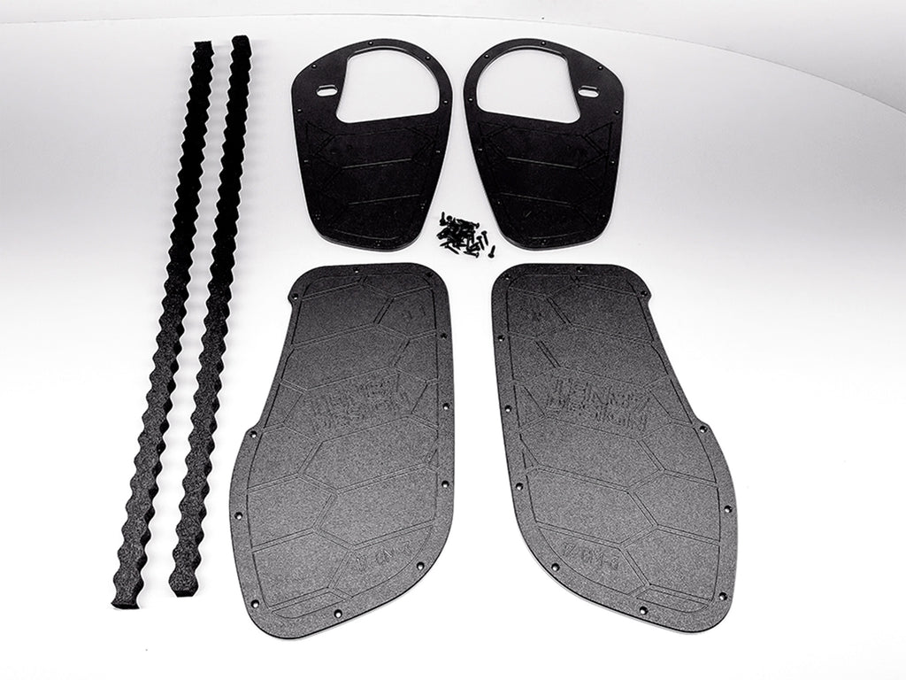 Custom Made Door Access Block Off Plates - Compatible with 2023+ HD GMC Sierra Chevrolet Silverado
