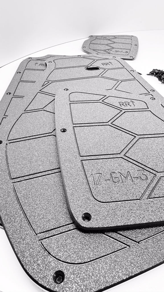 Custom Made Door Access Block Off Plates - Compatible with 2023+ HD GMC Sierra Chevrolet Silverado