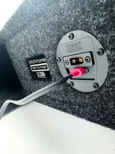 Load image into Gallery viewer, Custom Kicker Four L7S 8-inch Front-Firing Vented Sub Enclosure: 2019–2025 GMC & Chevy