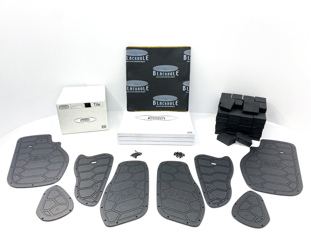 Sound Treatment Packages for the 2019-2021 GMC Sierra - Chevrolet Silverado CrewCab Trucks - Level 3 - Level 3
