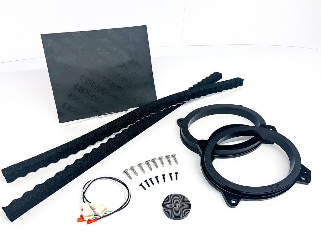 Custom Made Speaker Adapters - Compatible with Select Toyota Vehicles - Front 6x9-inch,Complete Kit