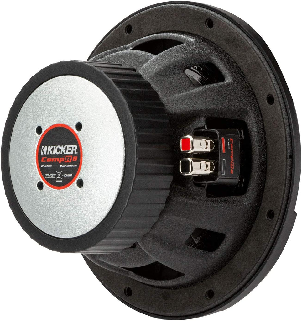 Kicker CWR8 CompR Series 8-inch 300w Subwoofer - Dual 2 Ohm
