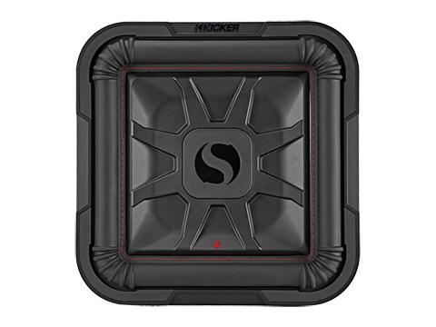 Kicker L7T12 High-Performance 12-inch Shallow Mount Square Subwoofer - Dual 2 Ohm