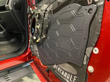 Load image into Gallery viewer, Custom Made Door Access Block Off Plates - Front and Rear - Compatible with 2015-2020 Ford F-150 + 2017-2023 Super Duty SuperCab (SCAB) - SuperCab (SCAB),Front & Rear Complete Set