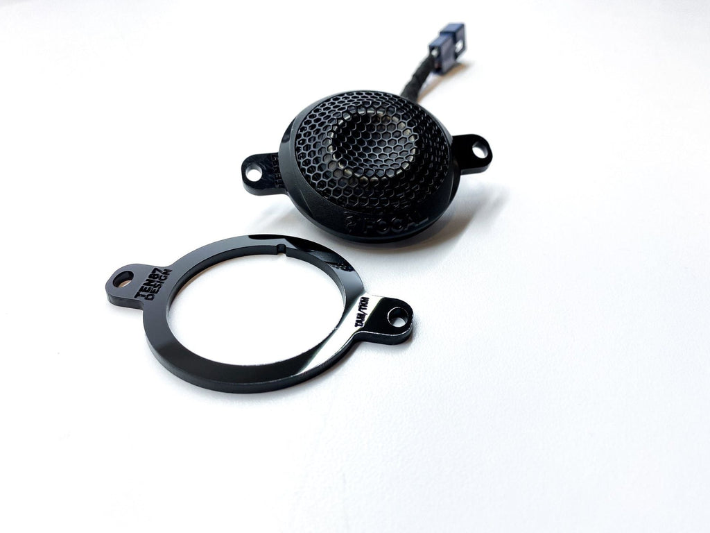 Custom Laser Cut Tweeter Adapters - Compatible with 2015-2020 Ford F-150 + 2017-2022 Super Duty Vehicles (Pair)