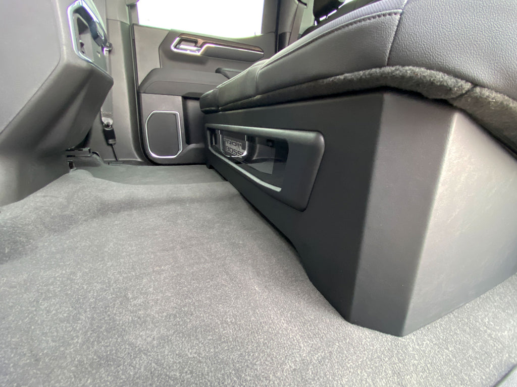 2019-2024 GMC Sierra - Chevrolet Silverado Custom Level 1 Subwoofer Enclosure Box - Arc Audio A-Series - 1-Ohm Final - Dual 12-inch Sealed (Round Subs),Arc Audio A-Series,1-ohm Final