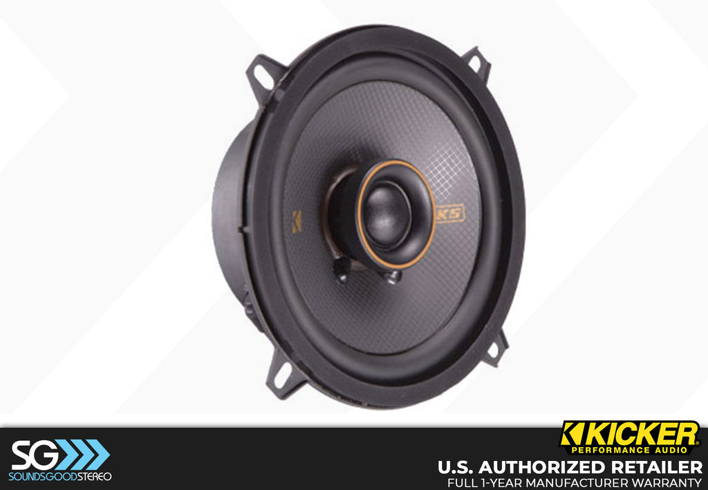 Kicker KSC50 KS Series 5.25-inch 2-way Coaxial Speaker Kit