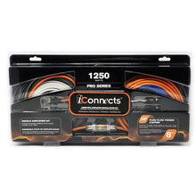 Load image into Gallery viewer, iConnects Pro Series 8AWG Complete Amplifier Installation Kit w/ RCA Cables - 1250 Watts