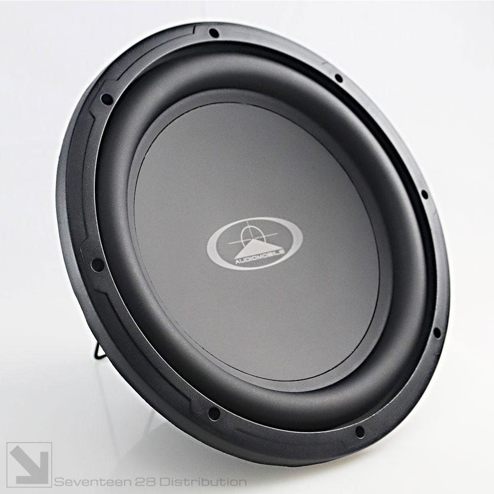 Audiomobile EVO 2412 D4 High-Performance 12" Subwoofer designed for Compact Enclosures - Dual 4 Ohm