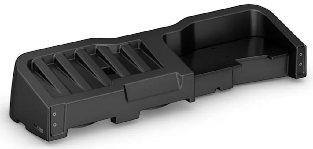 JL Audio Stealthbox Subwoofer Enclosure for 2019-Up Chevrolet Silverado / GMC Sierra 1500 Crew Cab Trucks and 2020-Up 2500 / 3500 Crew Cab Trucks