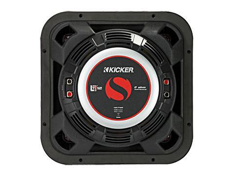 Kicker L7T12 High-Performance 12-inch Shallow Mount Square Subwoofer - Dual 2 Ohm