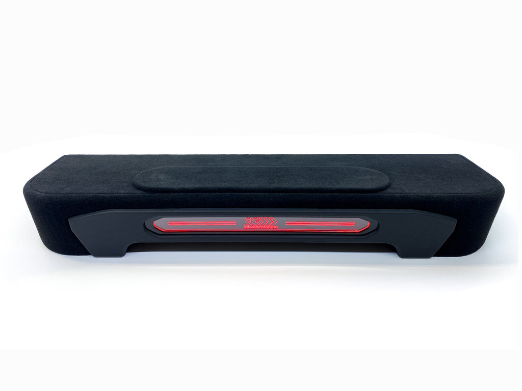 2011-2022 Ford F-Series SuperCrew Truck Custom Level 1 Subwoofer Enclosure Box - Two Arc Audio A10 10-inch Sealed- 1-ohm - Dual 10-inch Sealed (Round Subs),Arc Audio A-Series,1-ohm Final