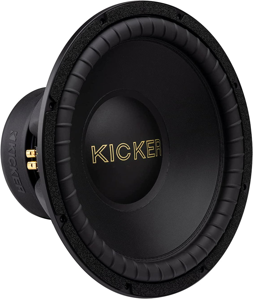 Kicker 50th Anniversary 15-Inch Competition Gold Letter 1000w Subwoofer