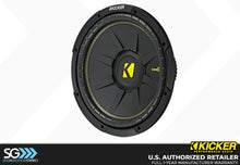 Load image into Gallery viewer, Kicker CWC12 CompC Series 12-inch 300w Subwoofer - Single 4 Ohm