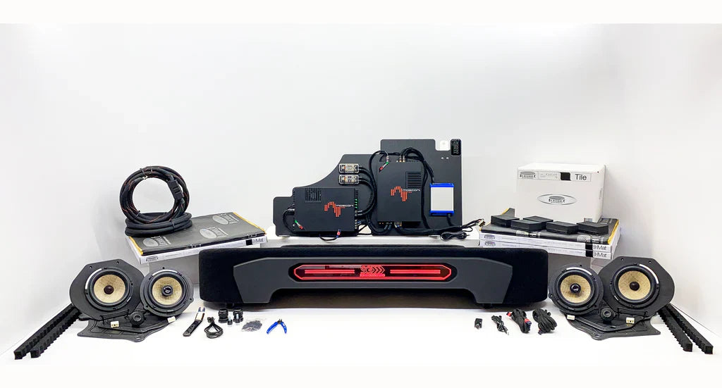 2021-2023 Ford F-150 with B&O 8-Speaker 2-Way Pre-Tuned Plug & Play Stereo Upgrade with Underseat Enclosure