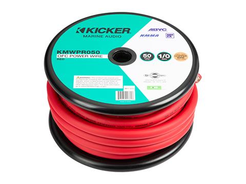 Kicker KMWP Marine 4-gauge OFC Amplifier Power Wire - Sold by the Foot - YELLOW