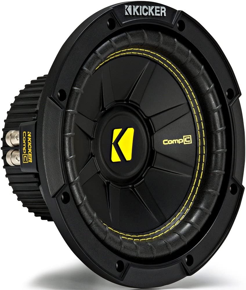 Kicker CWC8 CompC Series 8-inch 200w Subwoofer - Single 4 Ohm