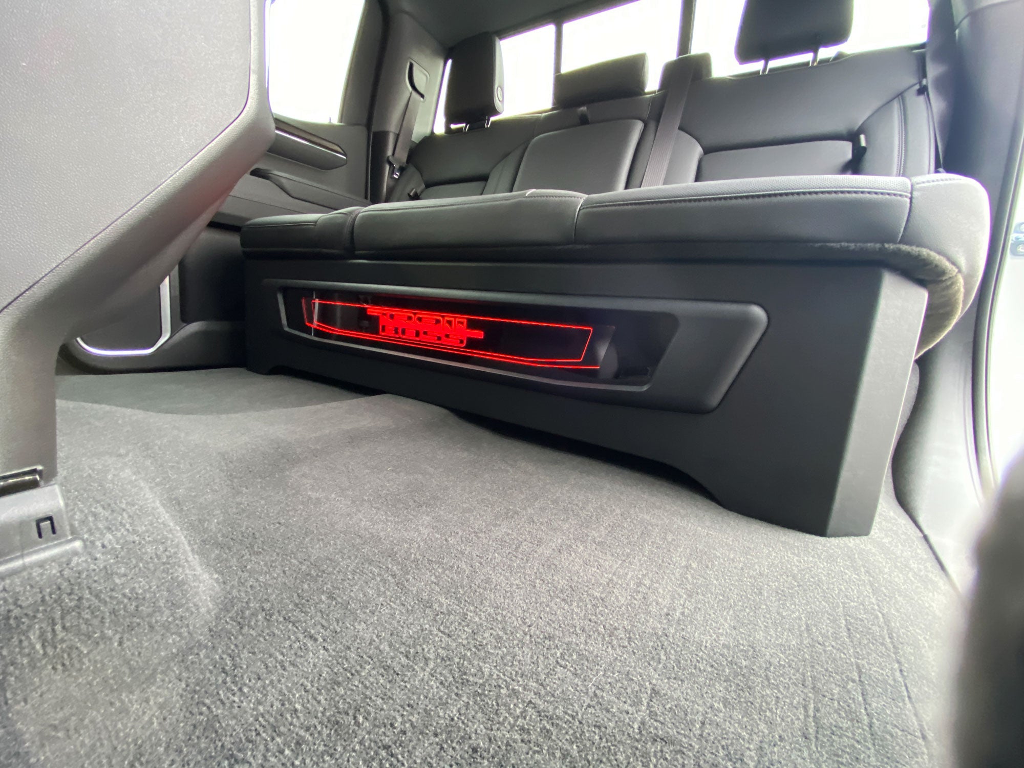 Custom Sub Setup Custom JL Audio TW3 Dual 12-inch Down-Firing Sub Enclosure: – Sounds ...