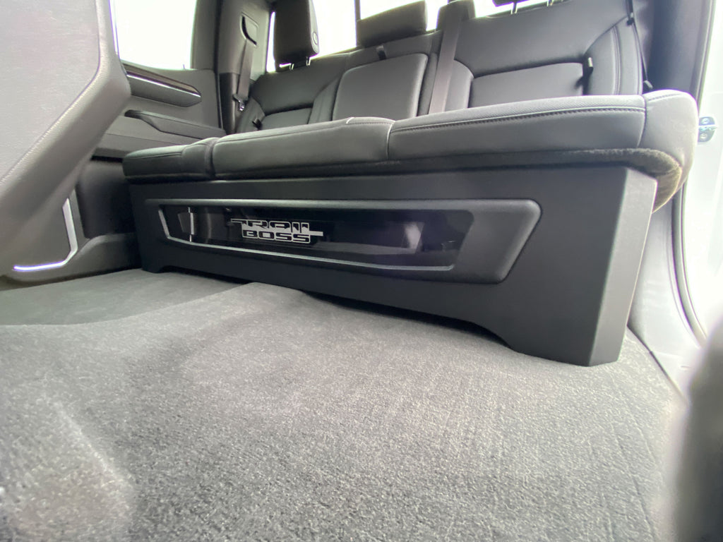 2019-2024 GMC Sierra - Chevrolet Silverado Custom Level 1 Subwoofer Enclosure Box - Arc Audio A-Series - 1-Ohm Final - Dual 12-inch Sealed (Round Subs),Arc Audio A-Series,1-ohm Final