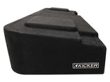 Underseat >>> Kicker Dual 12-inch Subwoofer Enclosure with Loaded Amplifier Rack