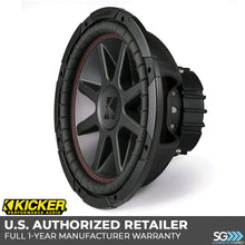 Load image into Gallery viewer, Kicker CVR12 CompVR Series 12-inch 400w Subwoofer - Dual 2 Ohm