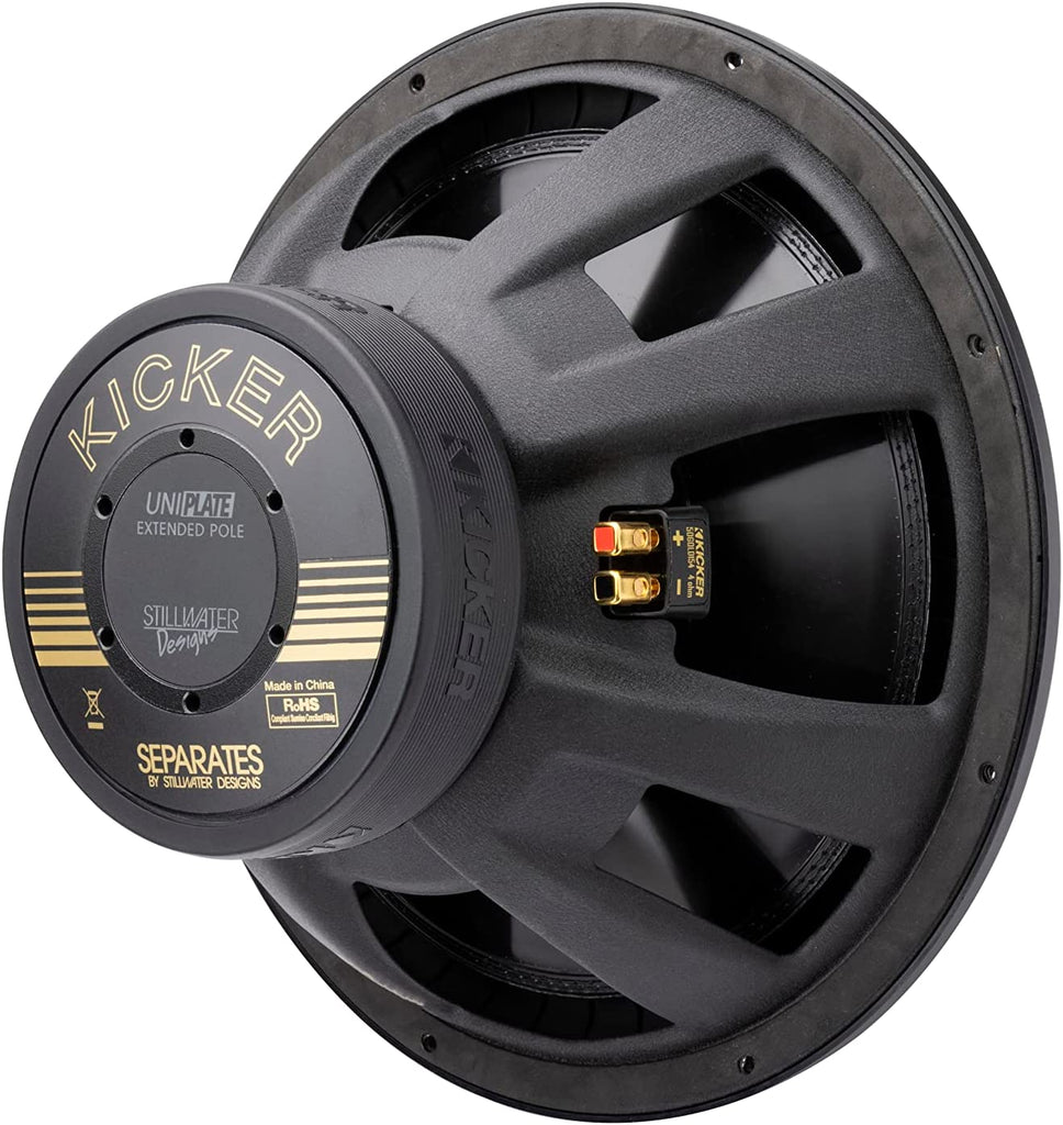 Kicker 50th Anniversary 15-Inch Competition Gold Letter 1000w Subwoofer