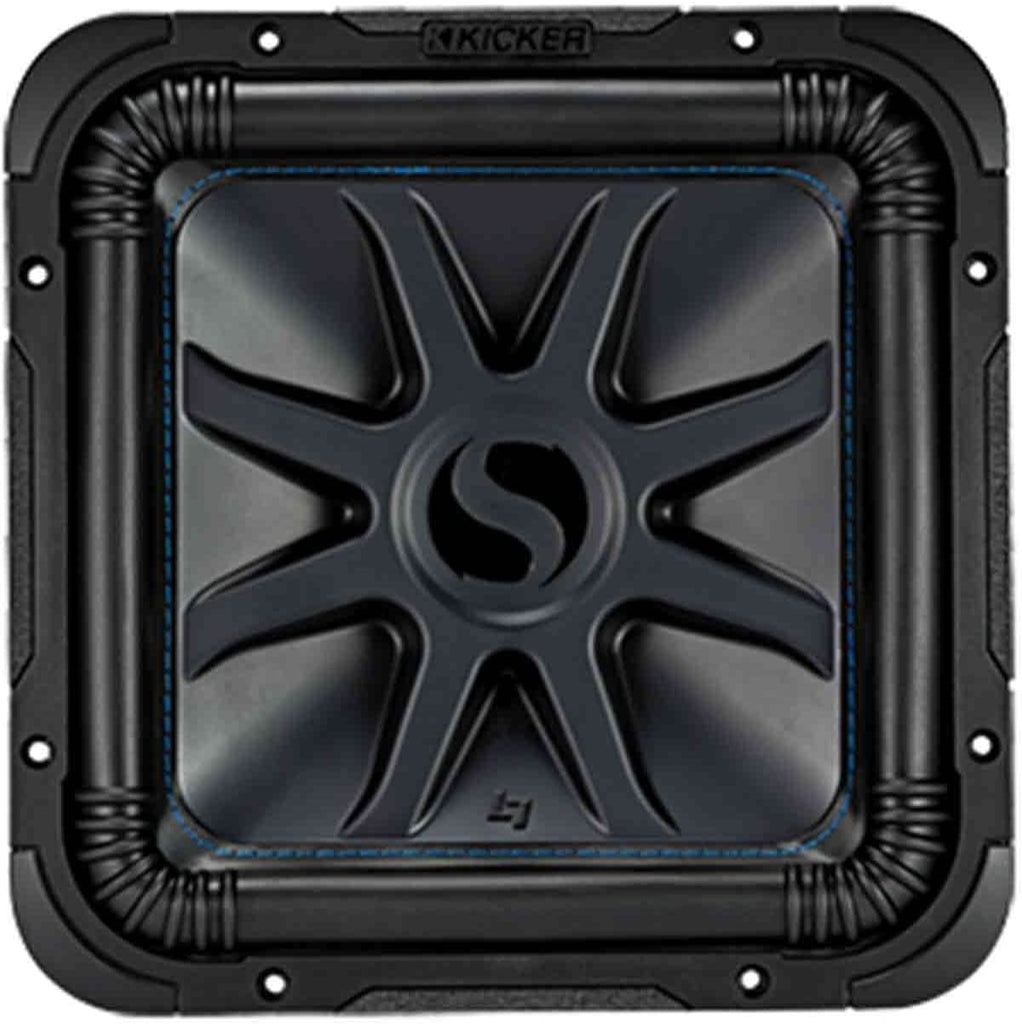 Kicker L7S10 Solo-Baric Square 10-inch High-Performance Subwoofer - Dual 2 Ohm