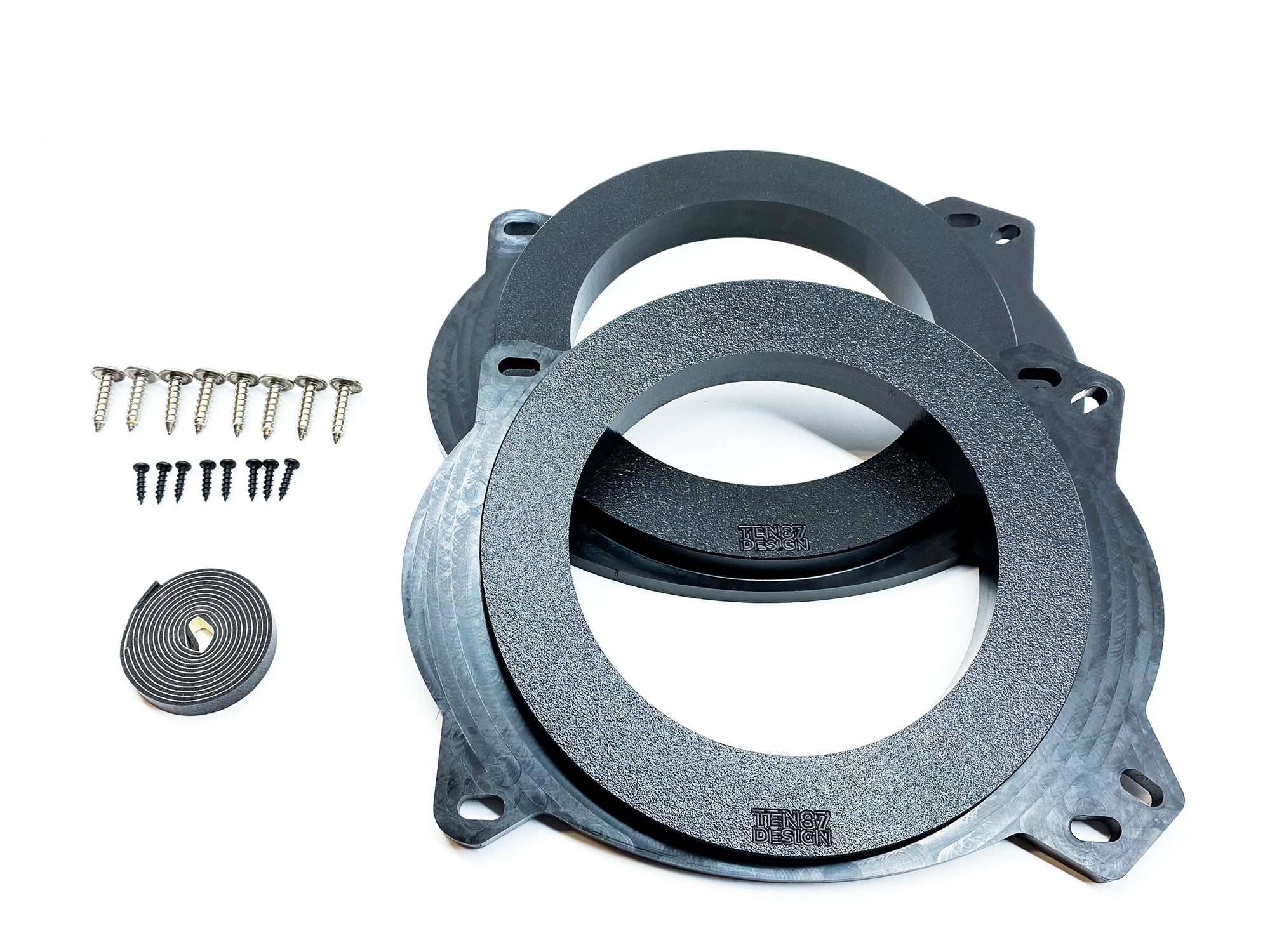 thumbnail image 2 of 6x9 Front Door Speaker Mount Adapter For Subaru & Toyota - Fits Forester, Impreza, 4Runner, Tacoma, Highlander & More, Includes Wiring Harness 2 of 9