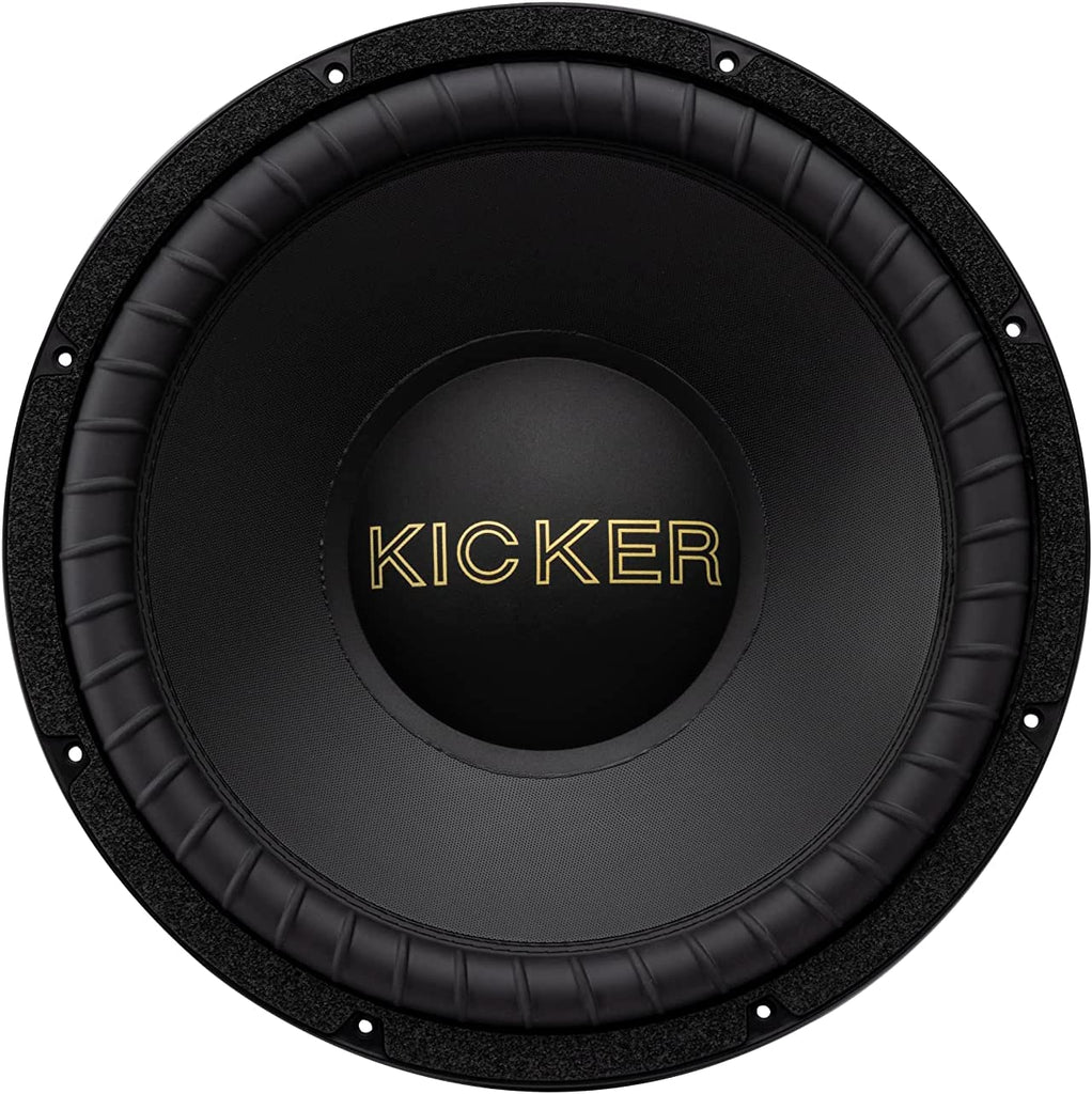 Kicker 50th Anniversary 15-Inch Competition Gold Letter 1000w Subwoofer