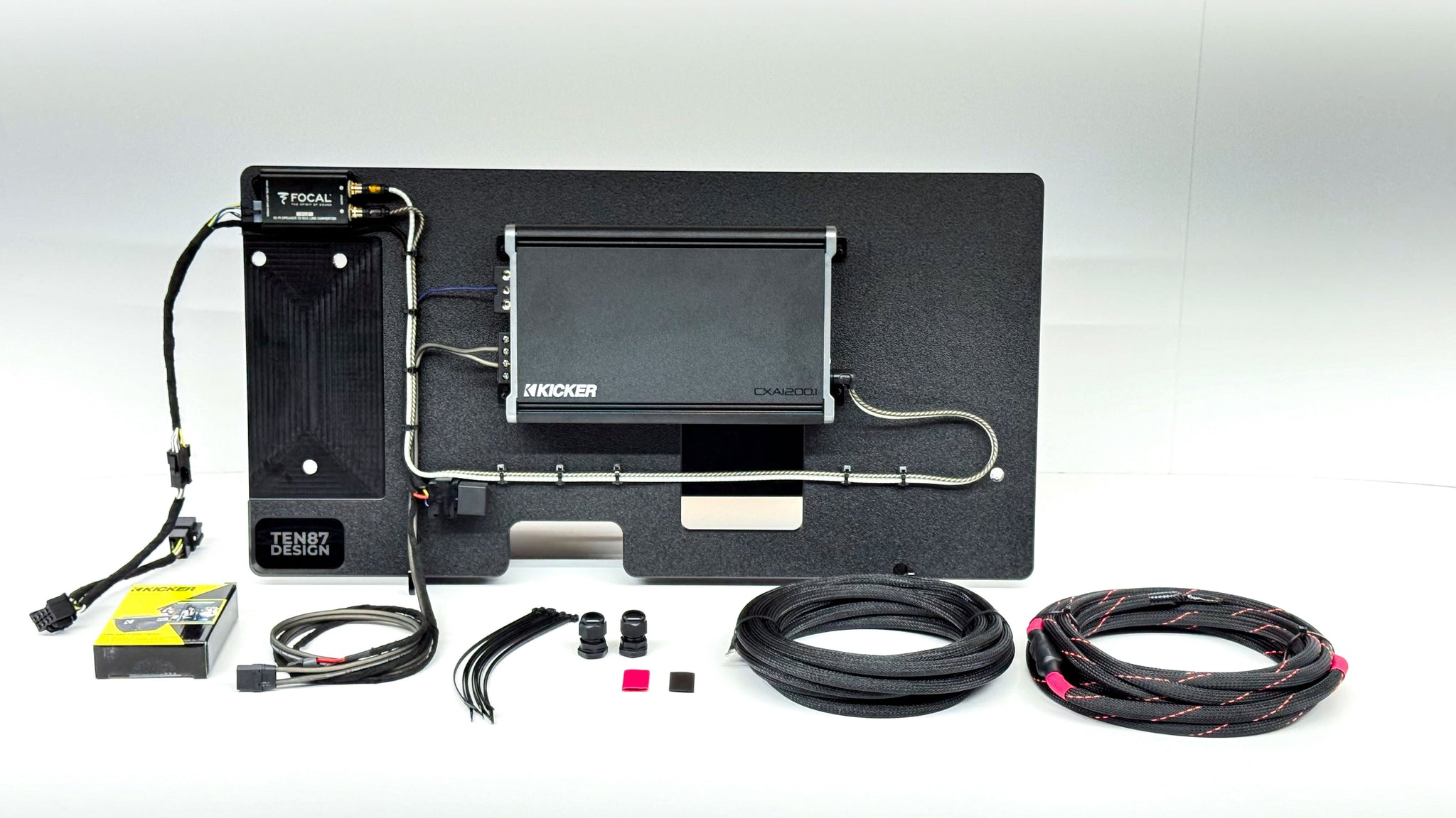 Kicker Strut Rack Kicker Loaded Subwoofer 1200wrms Amplifier Rack for 2019+ – Sounds Good ...