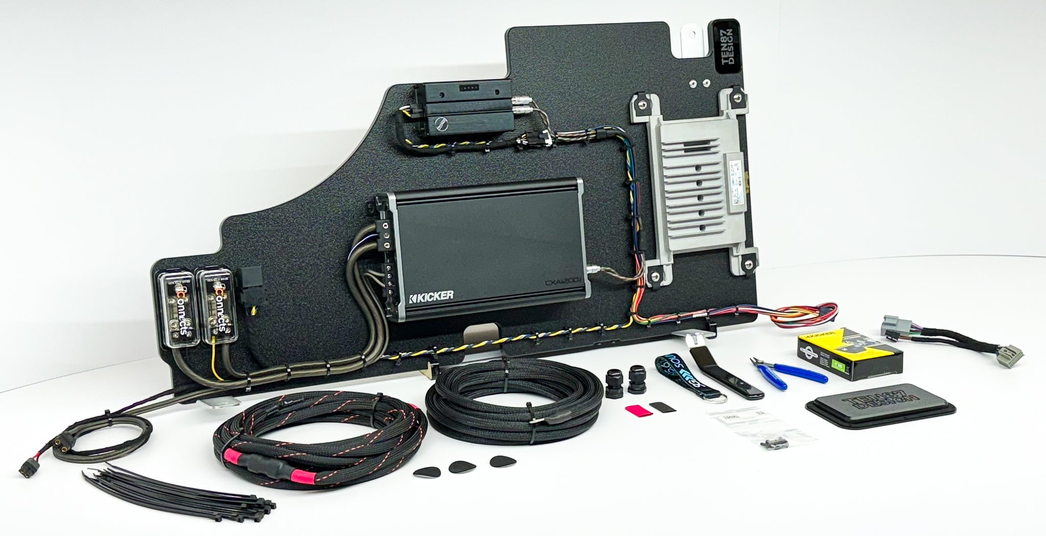 Kicker Strut Rack Kicker Loaded Subwoofer 1200wrms Amplifier Rack for Ford – Sounds Good ...