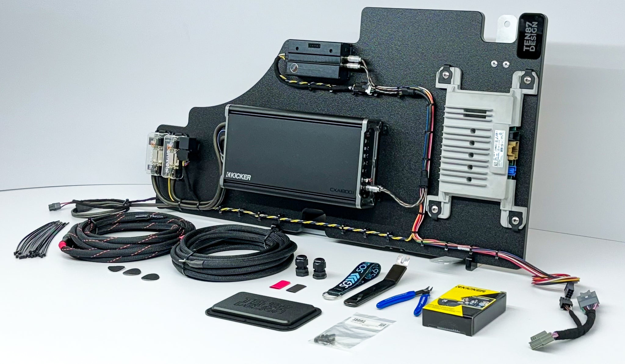 Kicker Strut Rack Kicker Loaded Subwoofer 1800wrms Amplifier Rack for Ford – Sounds Good ...