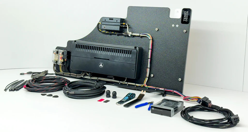 Flagship Underseat Two 10-inch JL Audio 10TW3 Series Subwoofer Enclosure for Select  Ford 2023+ Super Duty and 2024+ F-150 Trucks with the Non-Amplified System