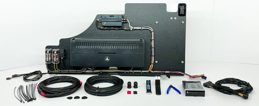 Flagship Underseat Four 6.5-inch Subwoofer Enclosure for 2015-2020 Ford F-150 SuperCrew Truck with the Non-Amplified System