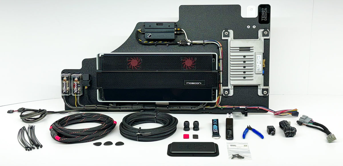 Mosconi-Gladen Loaded Subwoofer 2500wrms Amplifier Rack for – Sounds ...