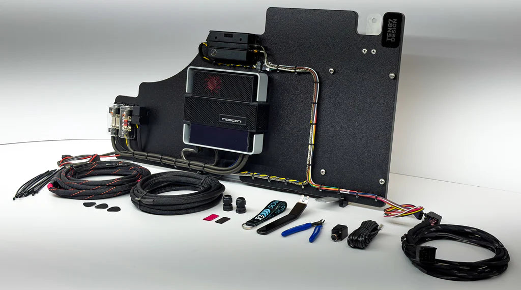 Flagship Underseat Two 10-inch Focal Flax Series Subwoofer Enclosure for Select Ford 2023+ Super Duty and 2024+ F-150 Trucks with the Non-Amplified System