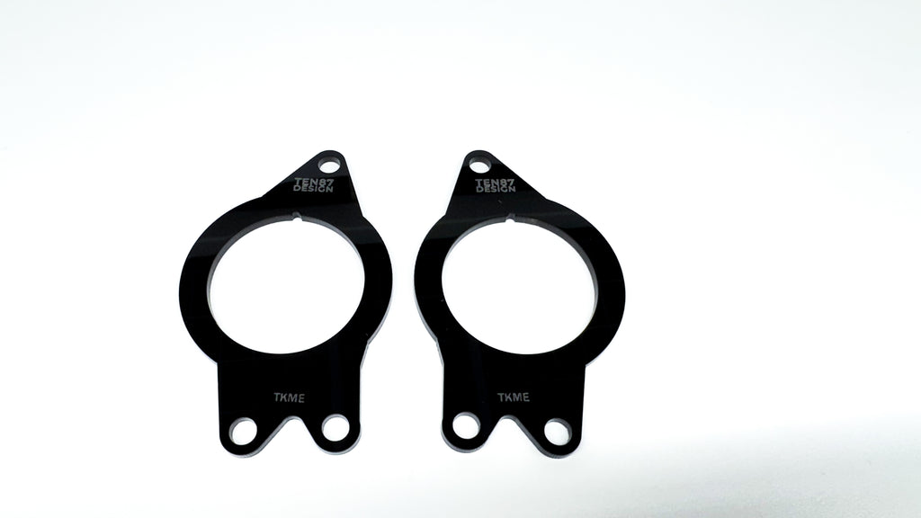 Custom Laser Cut Tweeter Adapters - Compatible with Select 2015-2023 Ford Mustang Vehicles (Pair)