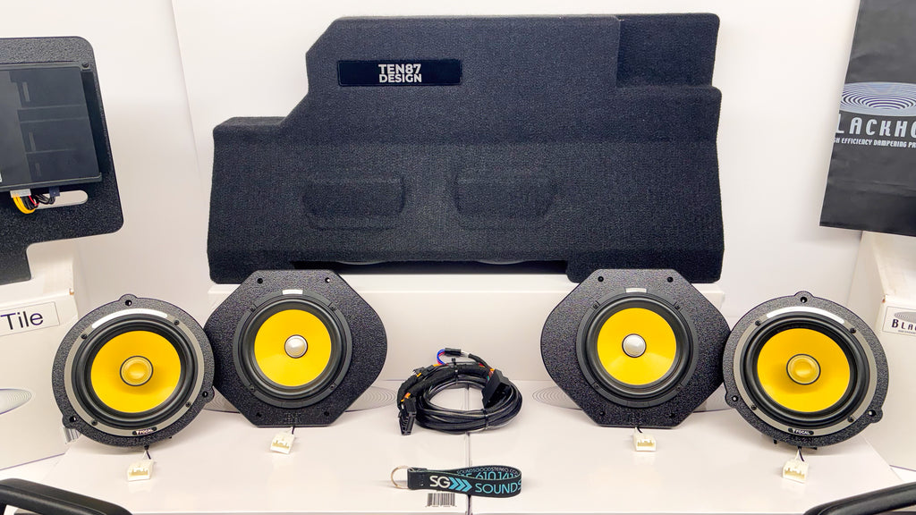 "Stealth V2" Focal Elite K2 Power Series 9-channel Fully Active Pre-Tuned Plug & Play Behind the Seat Stereo Upgrade for Select Ford 2023+ Super Duty and 2024+ F-150 Trucks with the Non-Amplified System