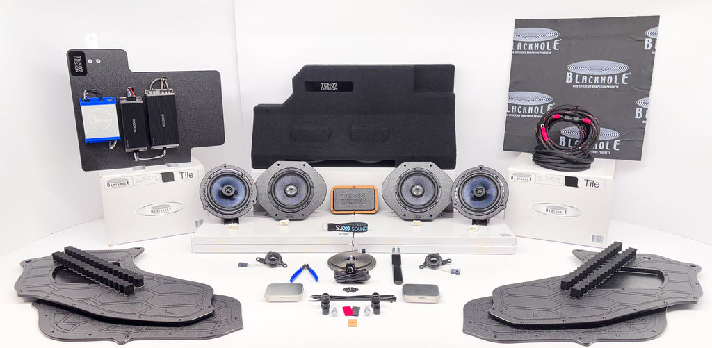 Copy of  "Stealth V2" Mosconi-Gladen Audio RS Series 5-channel Passive Pre-Tuned Plug & Play Behind the Seat Stereo Upgrade for Select Ford 2025-2026 F-150 Trucks with the B&O 8-Speaker System